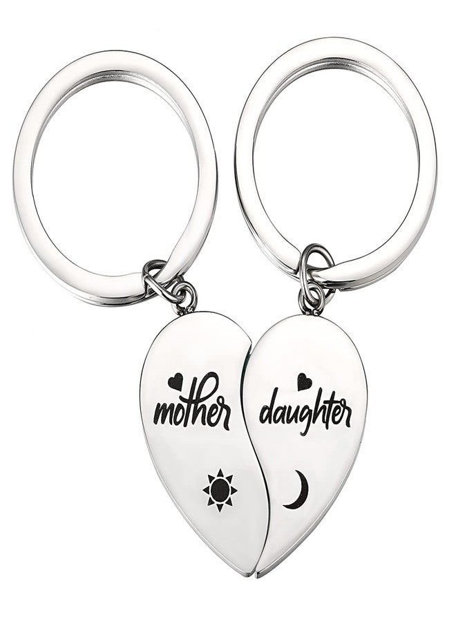 Yonhon Mother Daughter Keychains Set for 2, Mom Daughter Matching Keychains for 2 - Image 1